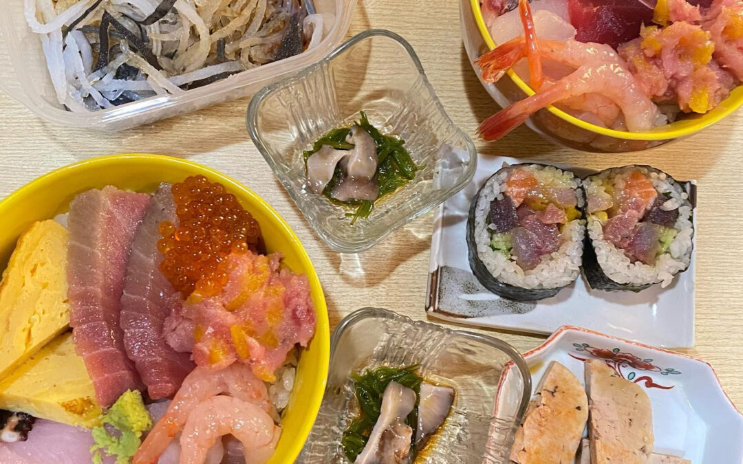 今日の夜のまかない丼（2人分）