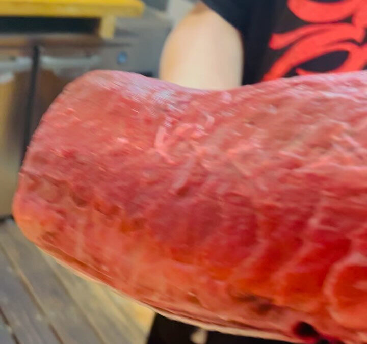 塩釜産の夏マグロです!